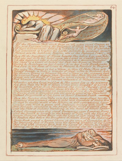 Jerusalem, Plate 64 by William Blake